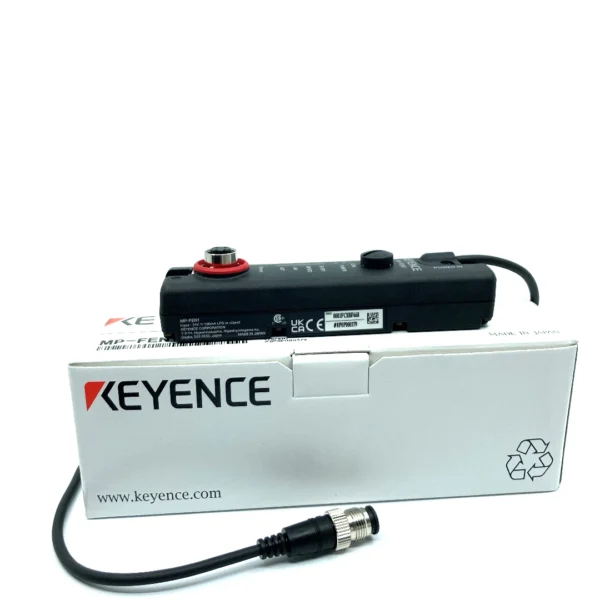 Keyence MP-FEN1 fiber optic sensor head for industrial automation